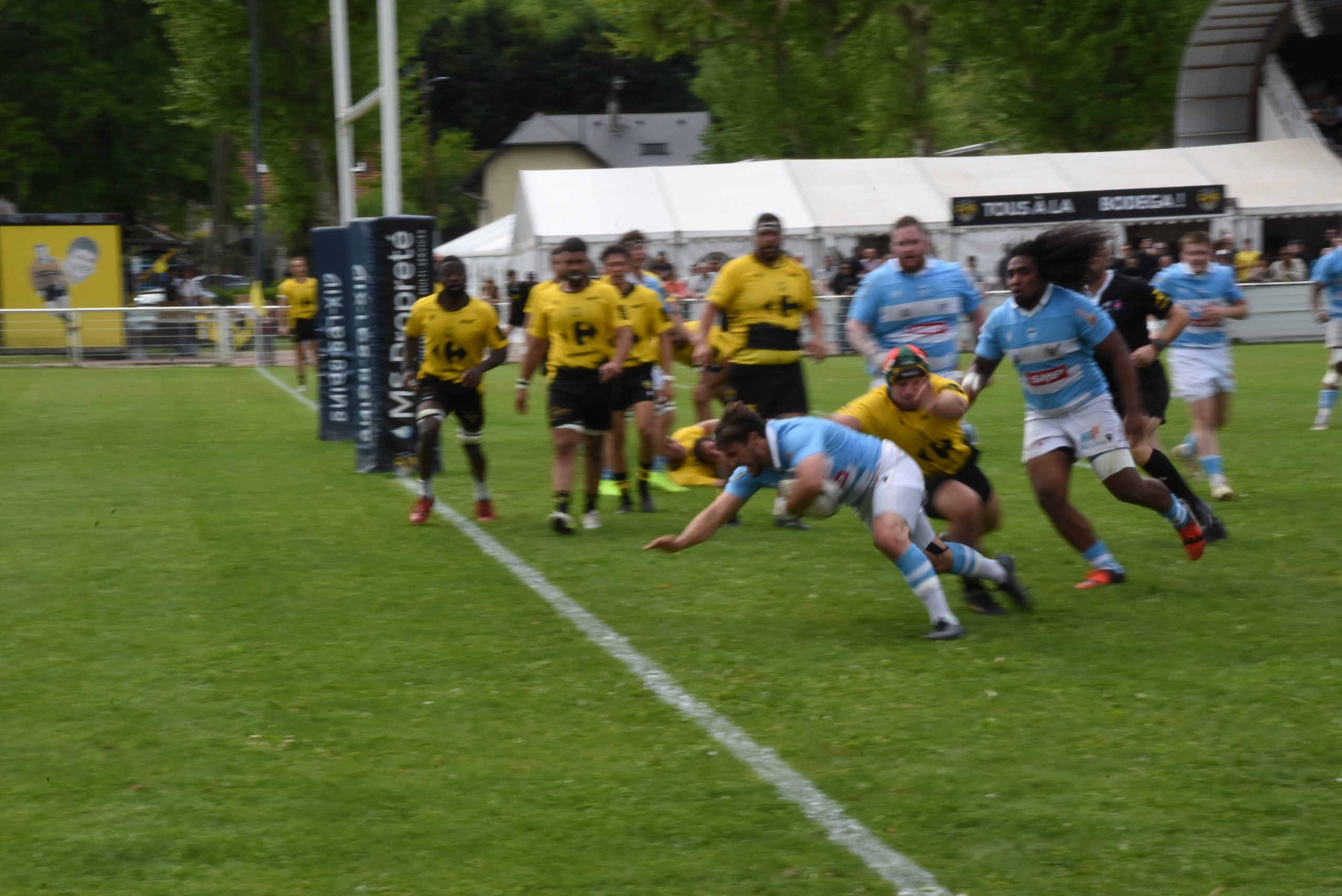 Les rugbymen d'Aix-les-Bains en ballotage défavorable 