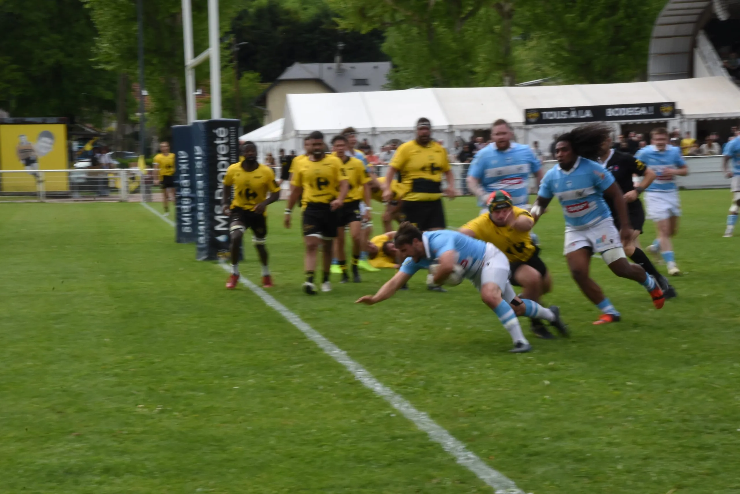 Aix concède un premier essai