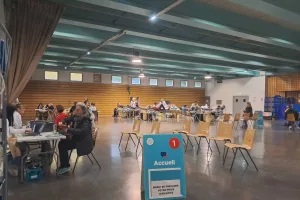La salle des fêtes de Rumilly a accueilli les donneurs de sang dès midi le jeudi 17 avril.