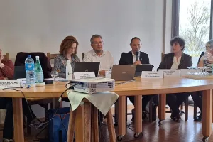 Le bureau du PNR autour de son président, Mr Gamen.