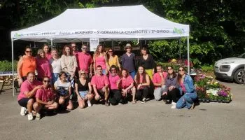L'équipe de bénévoles qui a organisé la manifestation.