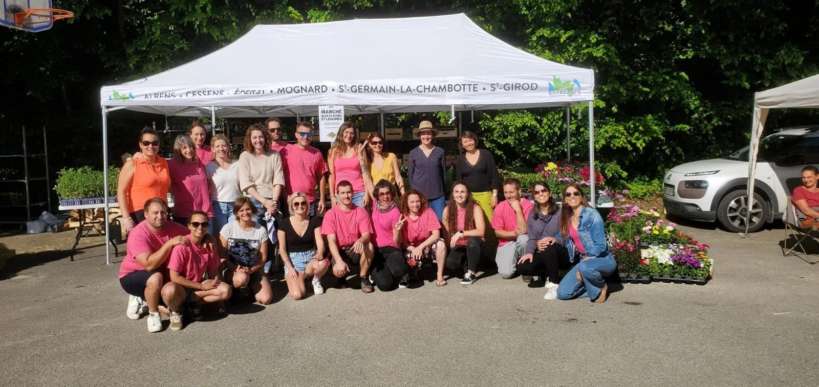 L'équipe de bénévoles qui a organisé la manifestation.