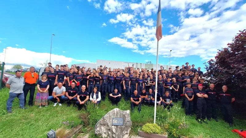 Les Jeunes Sapeurs-Pompiers de l'Albanais.