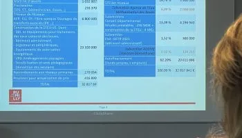 Lors du conseil, le coût estimatif de la futur station d'épuration a été présenté.