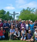 Les 26 randonneurs au sommet du Mt Clergeon.