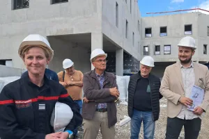 La commandante Tatiana Cauvas, cheffe du centre de secours d'Aix-les-Bains.