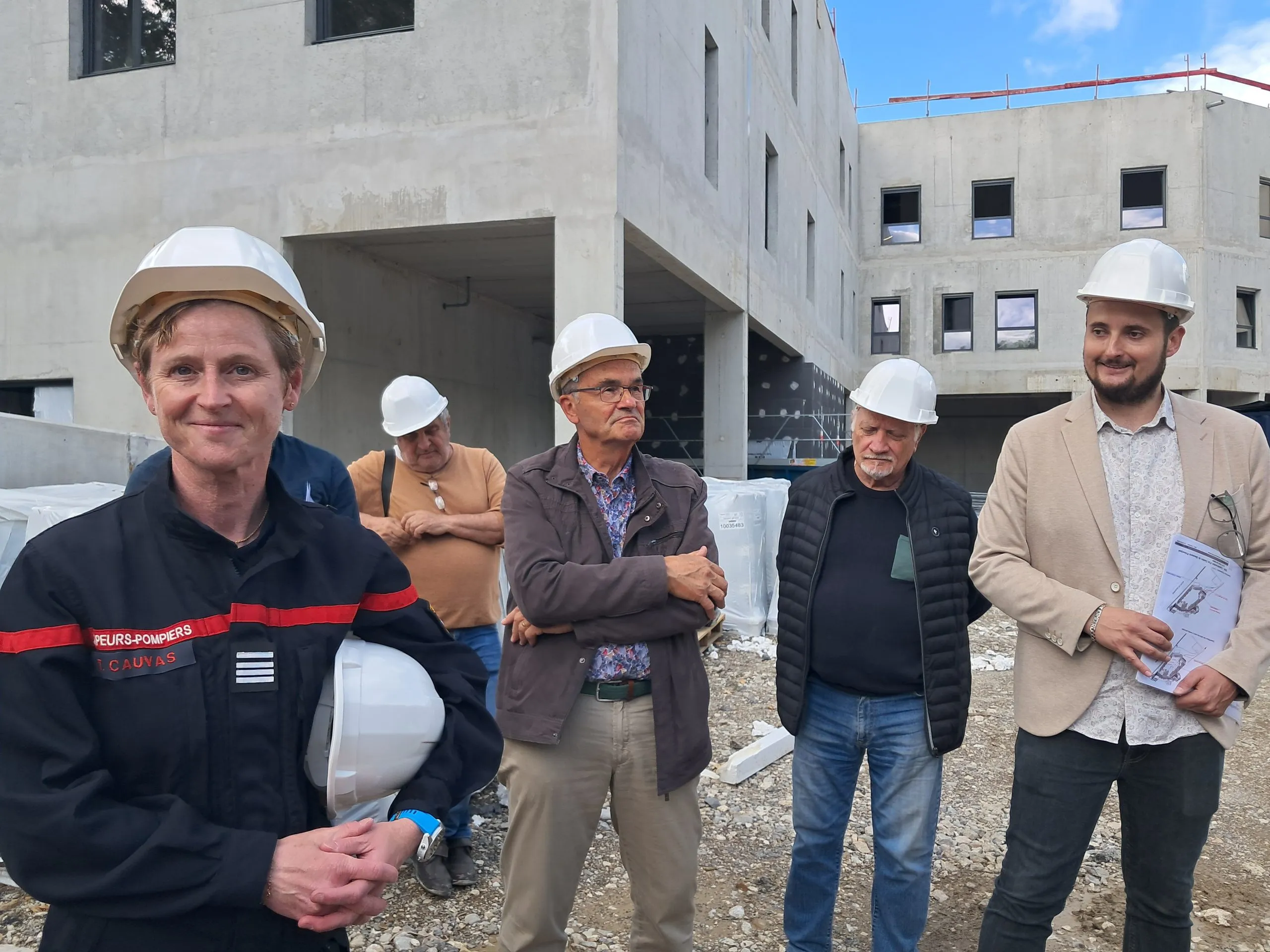 La commandante Tatiana Cauvas, cheffe du centre de secours d'Aix-les-Bains.