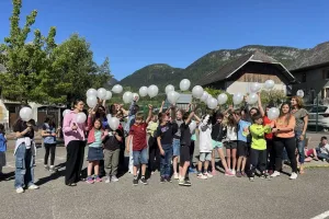 Prêt à lâcher les ballons.