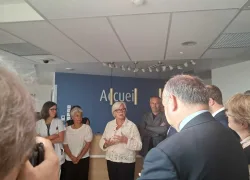Catherine Vautrin a inauguré l'unité de soins palliatifs.