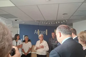 Catherine Vautrin a inauguré l'unité de soins palliatifs.