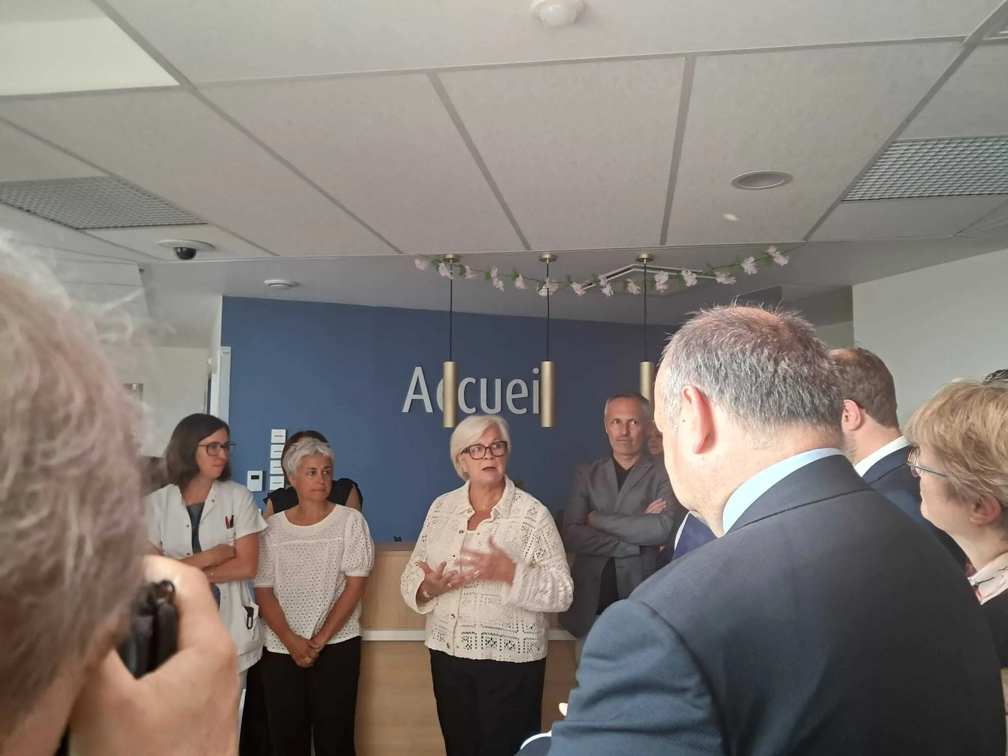 Catherine Vautrin a inauguré l'unité de soins palliatifs.