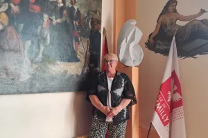 Christine Boichet-Passicos à la mairie de Rumilly.
