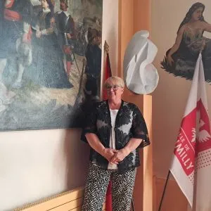 Christine Boichet-Passicos à la mairie de Rumilly.