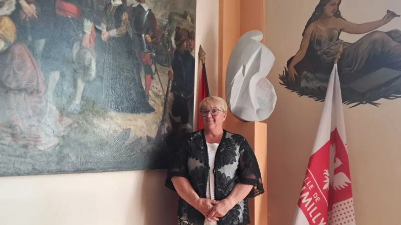 Christine Boichet-Passicos à la mairie de Rumilly.