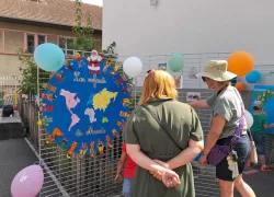 Art. Une multitude d'expositions créées par les enfants étaient visibles ce samedi 14 juin.
