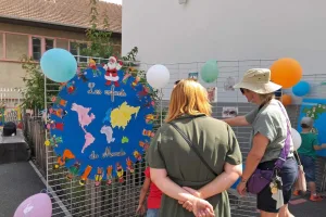 Art. Une multitude d'expositions créées par les enfants étaient visibles ce samedi 14 juin.