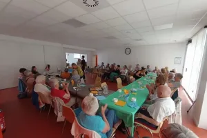 Lors du repas.