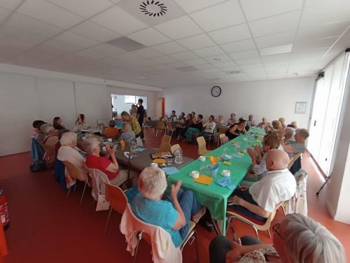 Lors du repas.