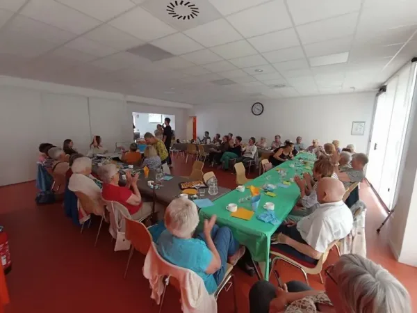Lors du repas.