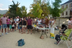 Les habitants étaient contents d'être là.