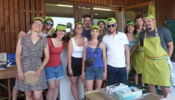 Les membres du bureau de sou des écoles.