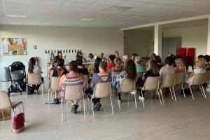 Lors de la réunion.