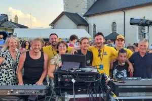 Les membres de l'association Saint Félix Notre Village, organisateurs avec le maire et ses adjoints ainsi que Les amis Baujus sur lesquels ils peuvent compter chaque année.