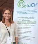 Sonia Pontet, directrice générale de la société de collecte et de valorisation de déchets Nantet Locabennes, est co-présidente de l'association SoluCir,