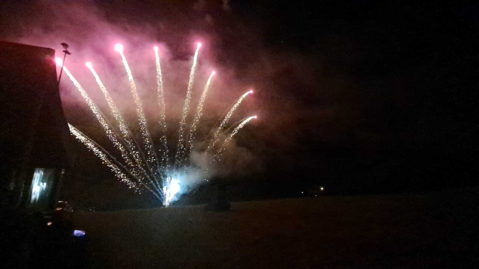 Pyrotechnie. le traditionnel feu d'artifice s'est déroulé au stade du bouchet.  - Photo : Alexis Fernandez 