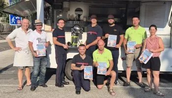 Pompiers : Sensibilisation aux cancers pédiatriques 