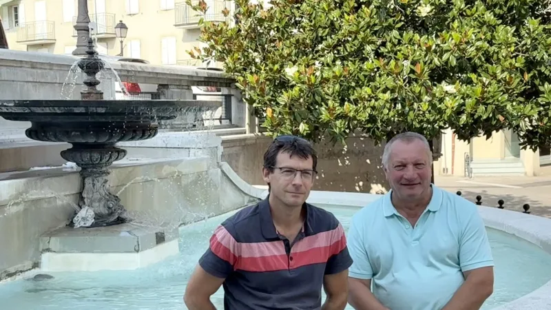 Edouard Perretier et Serge Bernard-Granger.