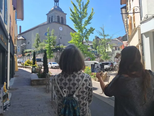 Le rallye photo a permis de voir les différences entre le passé et le présent de Rumilly.