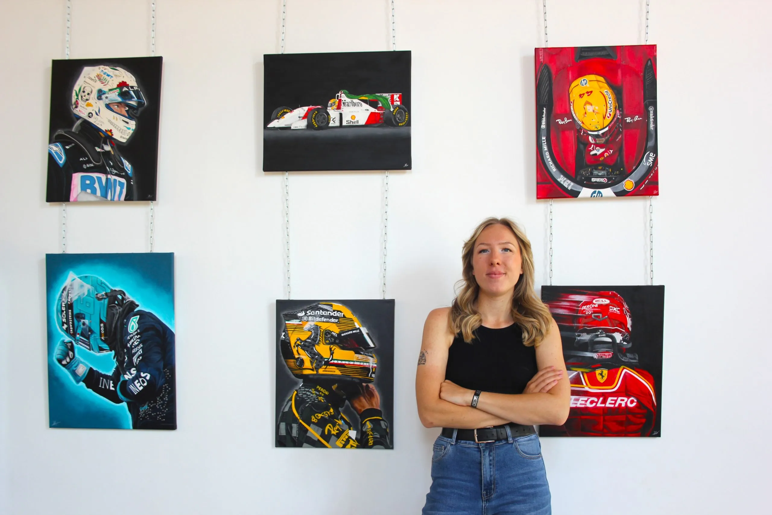 Léa, une jeune artiste passionnée de Formule 1