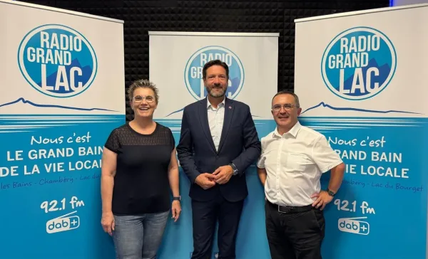 Les animateurs avec Fabrice Pannekoucke.