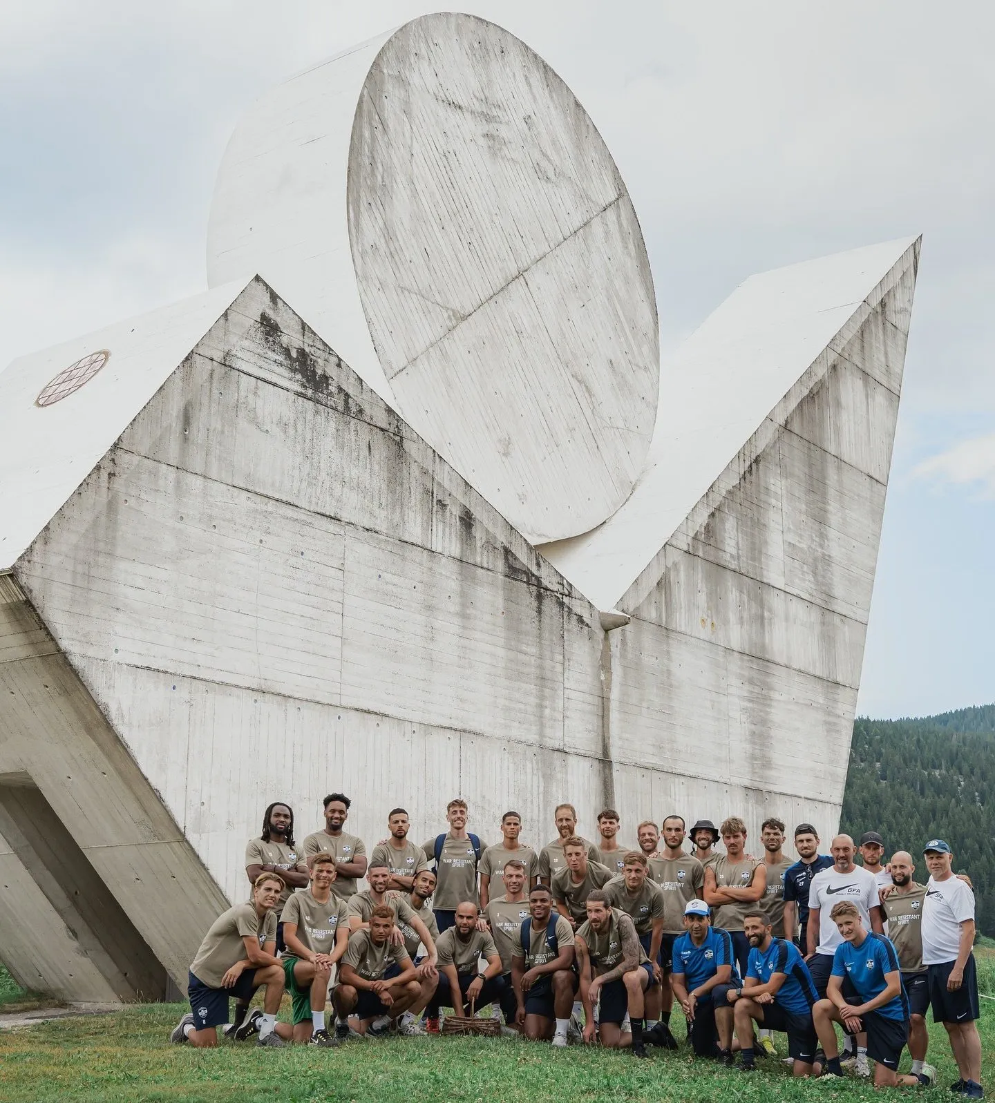 Les footballeurs du GFA se sont rendus au plateau des Glières.