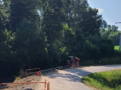 Les travaux ont commencé.