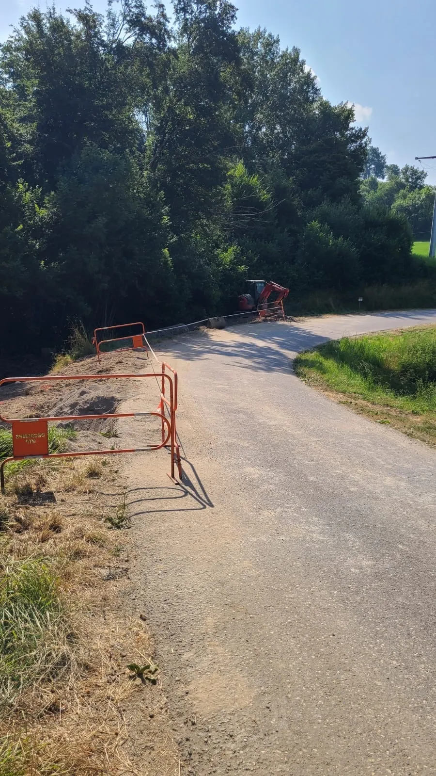 Thusy : Reconstruction de l'aqueduc de Planchamp sur la RD 251