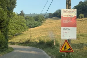 Les travaux vont débuter.