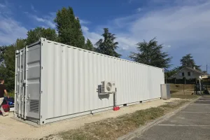 L'unité de traitement vue de dehors.