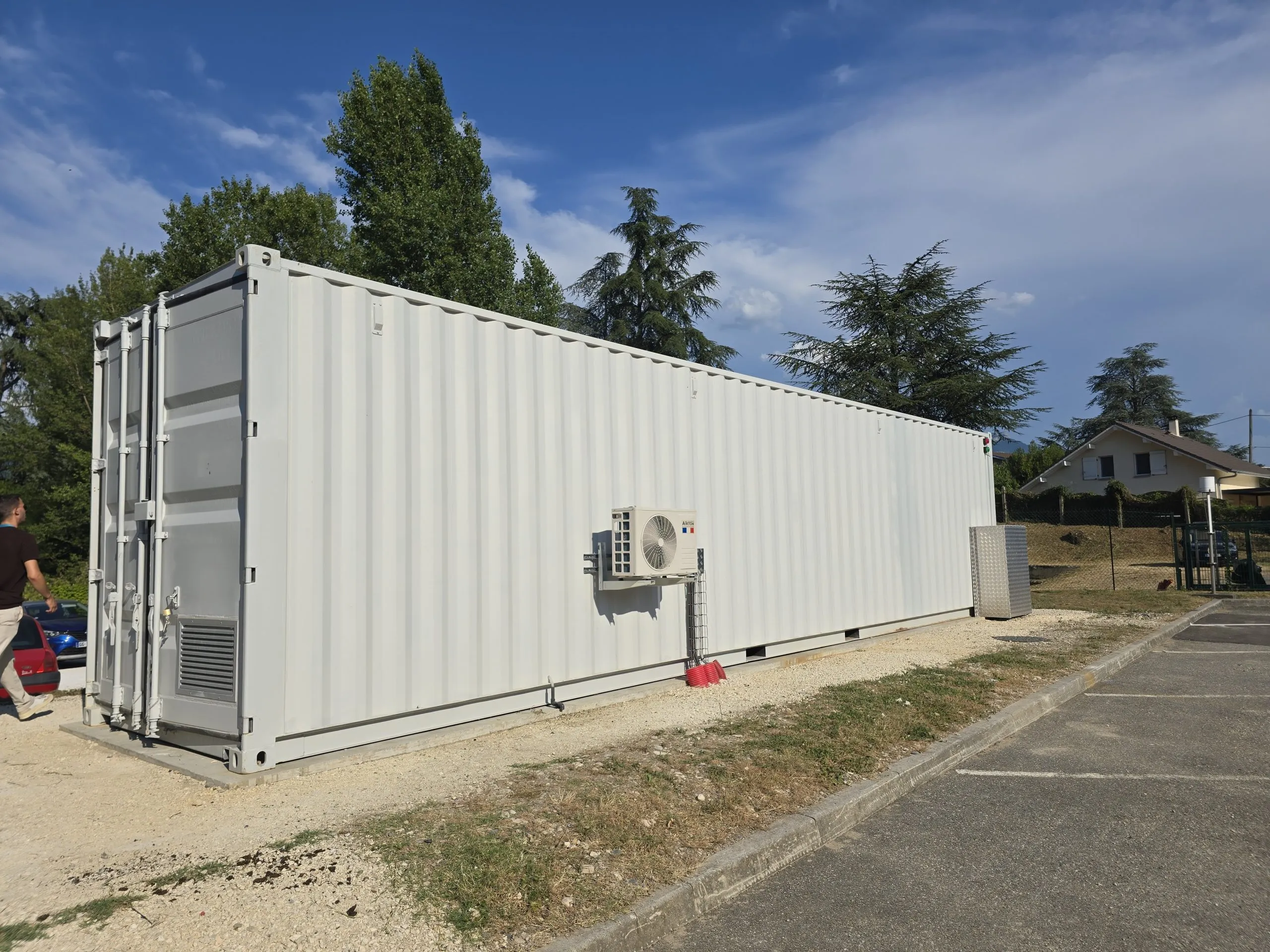 L'unité de traitement vue de dehors.