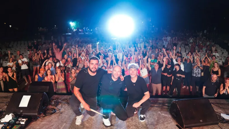 WOoodZ au théâtre de Verdure, devant 1200 personnes, en juillet 2024.