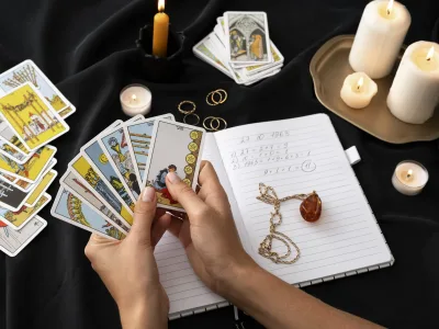 Cartes, pendule, lignes de la main, numérologie, voyance sans support... Toute une diversité d'arts divinatoires seront à découvrir.
