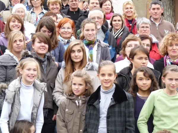 A  N. D. du Laus , une belle assemblée de tous les âges. (archives)