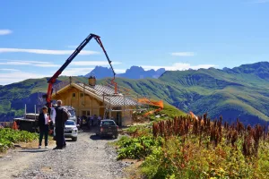 Chalet en rénovation.