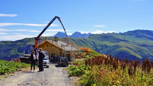 Chalet en rénovation.
