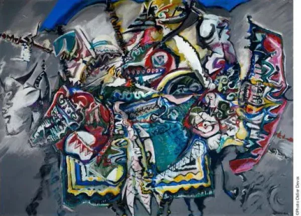 Peintures de Jacques Quoëx.