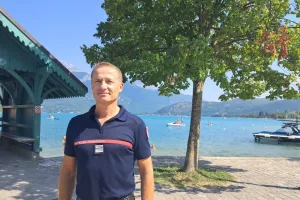 Le colonel Philippe Briols s'est confié sur la présente du SDIS sur le lac d'Annecy