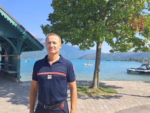 Le colonel Philippe Briols s'est confié sur la présente du SDIS sur le lac d'Annecy