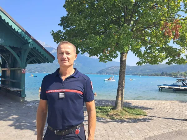 Le colonel Philippe Briols s'est confié sur la présente du SDIS sur le lac d'Annecy