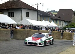 Lors de la course à Val de Virieu.